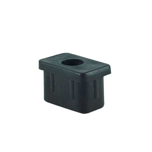 Ponteira plástica 20x30 interna para rodízio de alta resistência. Garanta a fixação perfeita e estável de rodízios em tubos retangulares com a Ponteira plástica 20x30 da Fermaplast. Confira!