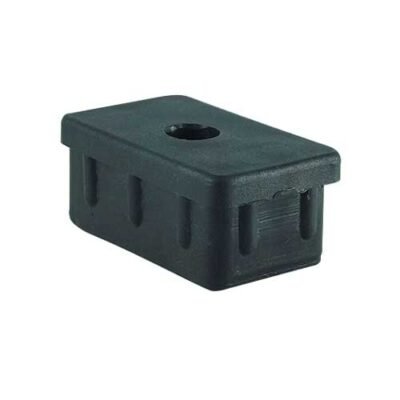 Ponteira Plástica 30x50 mm Interna para Rodízio de alta resistência. Fixe rodízios com segurança em tubos retangulares de metalon com a qualidade industrial Fermaplast. Confira agora!