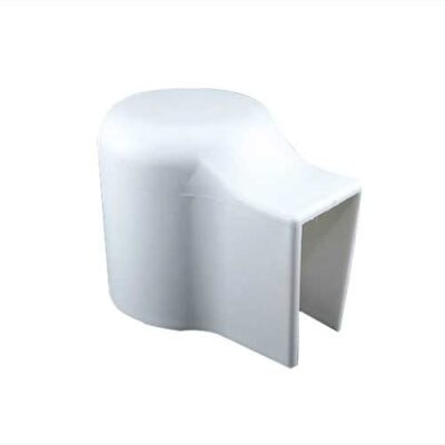 Acabamento Gota 50x30x50 mm de alta resistência para tubos com perfil gota. Garanta proteção, design exclusivo e acabamento impecável para seus móveis com a qualidade Fermaplast. Confira!