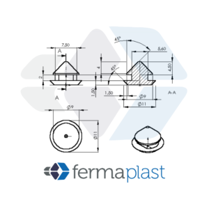 Batente Gabinete Pvc Mole