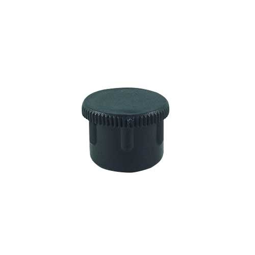 Ponteira 1" Interna Reta de alta resistência para tubos redondos. O acabamento ideal para metalon 25,4 mm, garantindo proteção de pisos e durabilidade com qualidade Fermaplast. Confira agora!