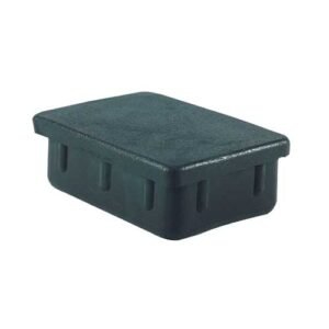Ponteira 40x60 mm Interna Reta de alta resistência para tubos retangulares. Acabamento impecável e proteção para o piso com qualidade Fermaplast. Confira agora!