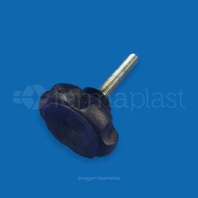 O Manípulo 45xM8x80 mm da Fermaplast é um componente de fixação versátil e robusto. Com cabeça ergonômica de 45mm e parafuso de 80mm de comprimento, ele é perfeito para aplicações que exigem transpassar estruturas ou alcançar pontos de fixação profundos. Fabricado em termoplástico de engenharia com parafuso em aço zincado.